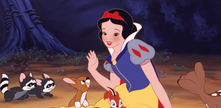 Bambi and Snow White 